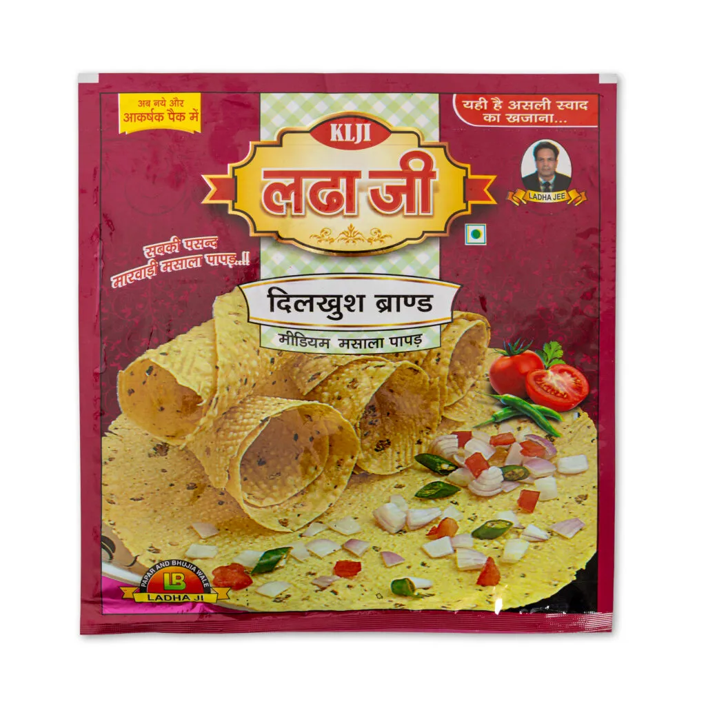 Dilkush Brand Medium Masala Papad - Image 2